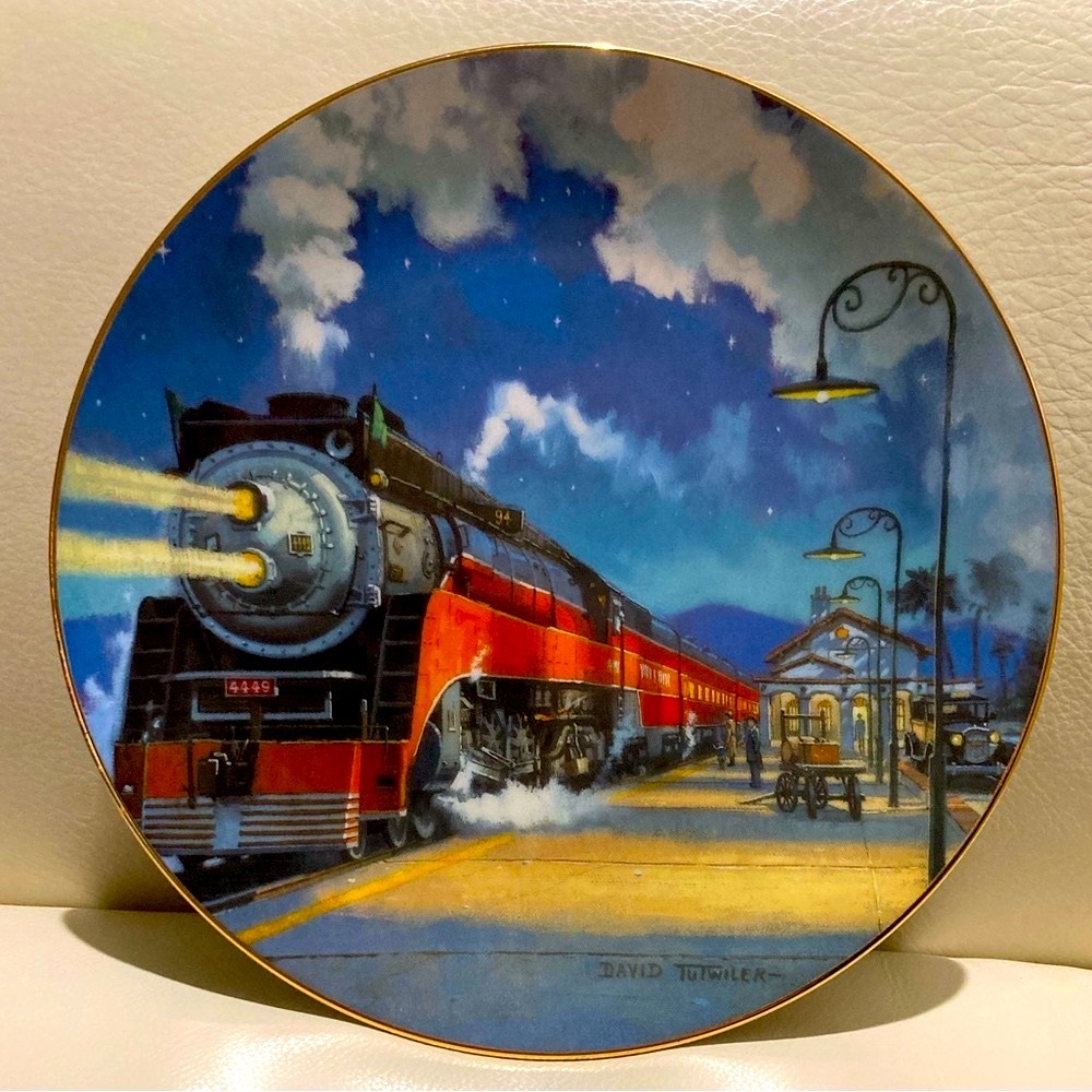 🌟 Limited Edition 🌟 Starlight Limited - Romance of the Rail 🌟 Collector Plate